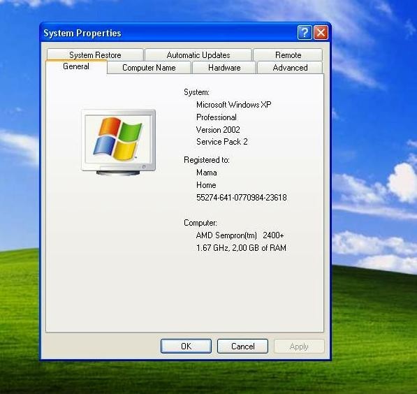 OKAZIE!!! Vand calculator desktop+monitor, AMD Sempron 2400, 2G RAM
