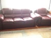 Vand set piele Liverpool canapea de 3 locuri expensibila si fotoliu