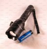 Lanterna 1000w tip POLICE cu led CREE. 20 cm. Plaja larga de  ZOOM.  LiIon 4200mAh
