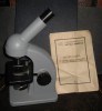 Microscop IOR MD - IM IO35 didactic 1 ocular 15x  Romania 1980 in cutia originala cu instructiuni de utilizare de colectie!!!