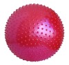 Minge rosie pentru fitness si masaj - 75 cm diametru - cu pompa - pentru persoanele cu inaltme intre 1,80 - 2 m -