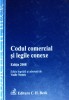 Codul comercial si legile conexe - *