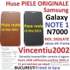 ORIGINALE Samsung Galaxy N7000 Note Flip Case (culoare NEAGRA sau MARO) - NOI - BUCURESTI trimit in tara - SERIOZITATE M
