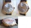Wostok 18 Jewels, made in USSR, anii '60-'70, placat aur 25 microni