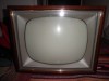 Primul televizor romanesc pe lampi - ELECTRONICA V.S. 43-614 - functional - excelent pentru decor