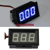 Voltmetru digital cu leduri albastre, 4.5 - 30 V, foarte precis, de culoare negru