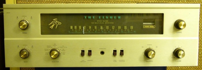 The Fisher 400 pe tuburi (lampi) Stereo tube receiver foto mare The Fisher 400 pe tuburi (lampi) Stereo tube receiver foto mare