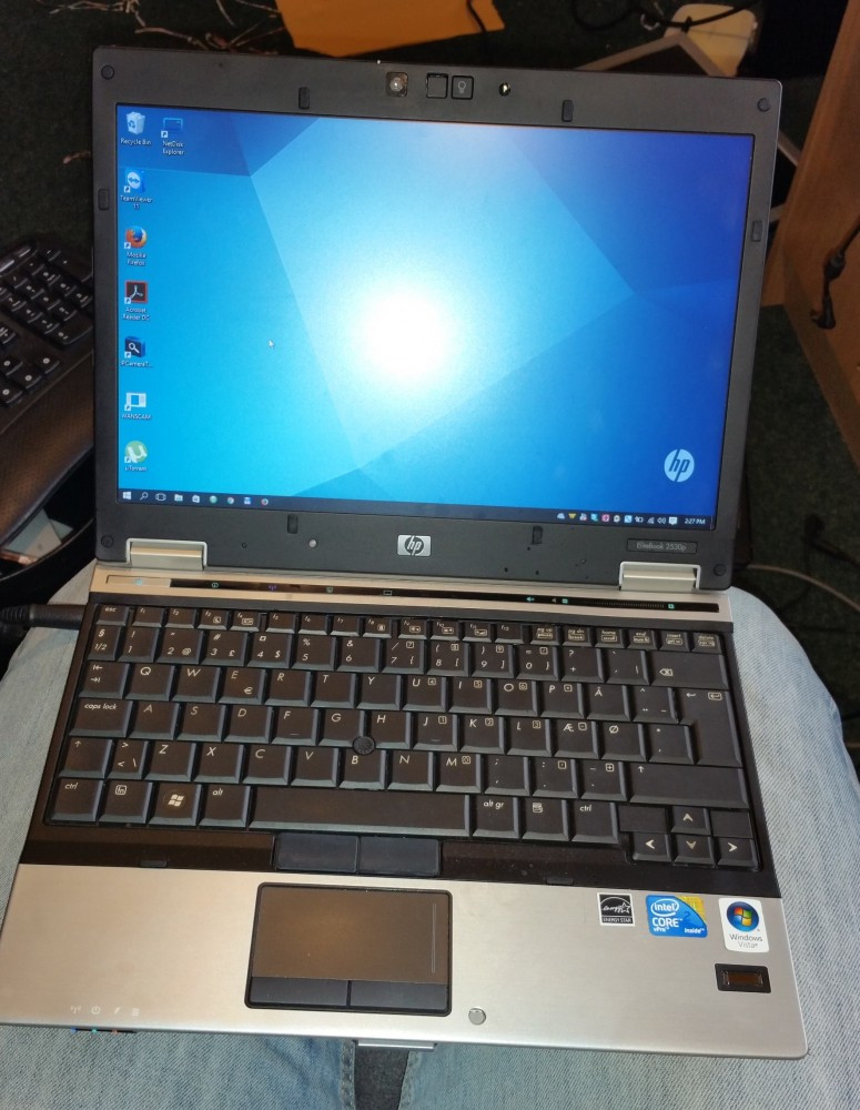 Laptop Hp Elitebook 2530p 141 Intel Core 2 Duo 186 Ghz Ssd 60 Gb 4 Gb Ram Intel Core Duo 3192